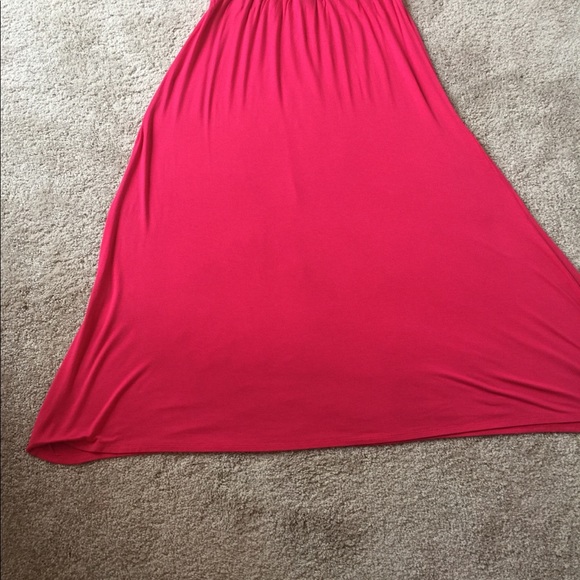 Hot Pink Shirt with Maxie Skirt - Picture 2 of 3
